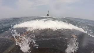 Submarine diving from the outside using a couple of GoPro cameras [upl. by Nhar]