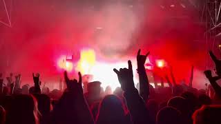 Perturbator  Humans Are Such Easy Prey live at Mystic Festival 2023 [upl. by Dan214]