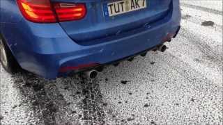 2x1 Sportauspuff  Sports Exhaust made by insidePerformance für 3er BMW F30  F31 hier 328i [upl. by Yspyg801]