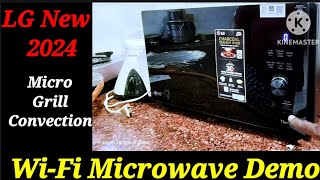 How To use LG Charcoal Microwave DemoLG New model microwave ka Demo All Mode [upl. by Aillemac]