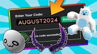 8 NEW CODES ALL AUGUST 2024 Roblox Promo Codes For ROBLOX FREE Items and FREE Hats 2024 UPDATED [upl. by Yeniar]