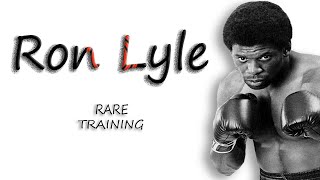 Ron Lyle RARE Training In Prime [upl. by Harmonie]