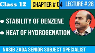 Stability of Benzene Heat of Hydrogenation PASHTO Chemistry Class NASIBZADASSS [upl. by Laryssa]