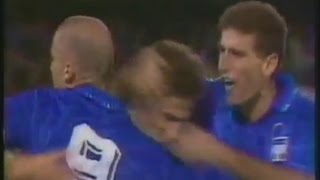 14 ottobre 1992  ItaliaSvizzera 22 Qualificazioni Mondiali  Almanacchi Azzurri [upl. by Haden]