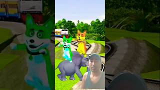 Rail gari road pe  funny vfxmantu cartoon [upl. by Longley390]