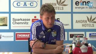 Chemnitzer FC  VfL Osnabrück Pressekonferenz nach der Partie 07052016 [upl. by Alahsal]