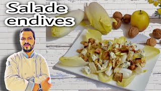 Salade les endives 🥗 سلطة الهندباء [upl. by Windham]