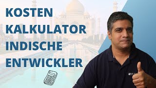 Kostenkalkulator – Was kostet ein indischer Programmierer [upl. by Akeem]