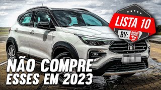 CUIDADO 10 CARROS QUE SÃO PÉSSIMAS COMPRAS EM 2023 Antes de comprar assista esse video [upl. by Grayce]