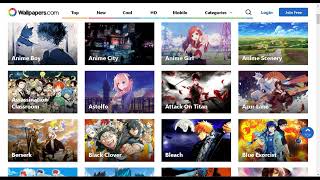 TOP 10 FREE Anime Wallpaper Websites For PC Android ampiPhone [upl. by Luzader]