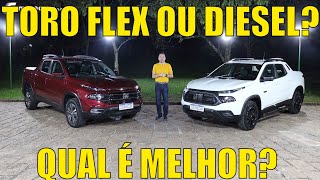 Fiat Toro 13 Turbo Flex ou Fiat Toro 20 Turbo Diesel  O que muda [upl. by Koffman]