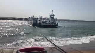 Sandbanks Studland to Pool Chain Ferry Sept 2020 [upl. by Einhpad505]