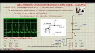 Proteus  Electret Condenser Microphone  How It Works [upl. by Bertold]