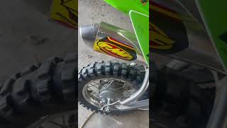 Klx 110 power core 4 rev limiter [upl. by Lefton33]