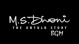 MSDhoni  The Untold Story  Full movie BGM collection [upl. by Kathi841]