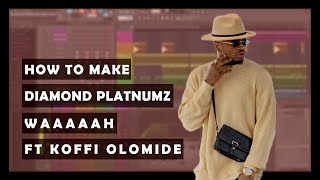 Diamond Platnumz Ft Koffi Olomide  Waah Instrumental Fl studio Beat Remake [upl. by Cristy]