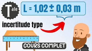 Calculer une incertitude type type A et type B en physique chimie  terminale [upl. by Werbel]