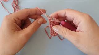 How to crochet a Foundation Double Crochet FDC [upl. by Ahkos]