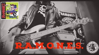 Ramones  RAMONES  bass cover whitout guitar [upl. by Nytsirt]