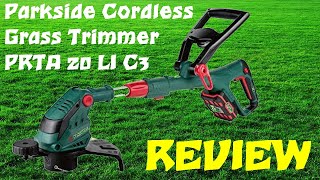 Parkside Cordless Grass Trimmer PRTA 20 LI C3  trimeris is lidl [upl. by Eahc]