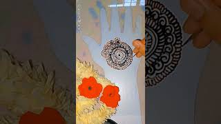 Mandala Mehndi Design  mehndidesigns mandalahennadesign shorts viralvideo [upl. by Sakovich]