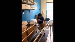 Deven Jacksons 1st Steps Since battling Meningitis [upl. by Gavini]