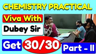 Class12 Chemistry Practical Viva Dubey Sir viva cbse jeemains neet jee2022 neet2022 live [upl. by Arrait]