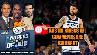 LaVar Arrington Says Austin Rivers Comment on Basketball Players Playing Football is Ignorant [upl. by Harwin144]