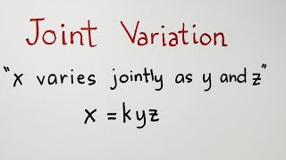 Joint Variation  Equation and Constant of Variation  Grade 9 Math Second Quarter [upl. by Greenwood805]