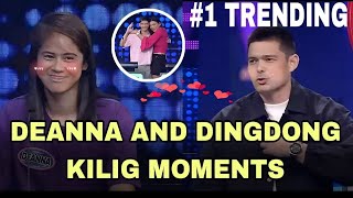 Deanna Wong at Dingdong Dantes Kilig moments Family Feud Alyssa Valdez Kinilig [upl. by Eicaj738]