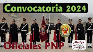 CONVOCATORIA PNP 👮‍♂️ Admisión EO Promoción 2024 [upl. by Trey]