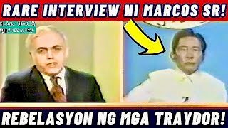 Rare Interview of Ferdinand Marcos Sr Before the Exile to Hawaii [upl. by Cid]