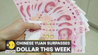 Chinese Yuan surpasses dollar becomes most traded foreign currency on the Moscow Exchange  WION [upl. by Arotak]