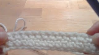 Cours de crochet N°36  La Maille Serrée Allongée [upl. by Danita]