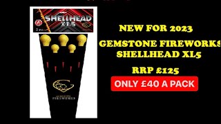 GEMSTONE FIREWORKS SHELLHEAD XL5 13G ROCKET PACK  AT MIDDLETON FIREWORK SHOP MANCHESTER [upl. by Eirrek170]