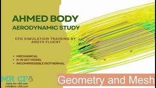 Ahmed Body Aerodynamic Study ANSYS Fluent Training [upl. by Kori]