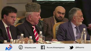 Sayed Mansoor Naderis Speech in the InterAfghan Peace Talks Moscow [upl. by Domenech]