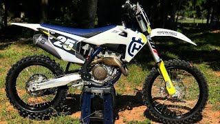 First Ride 2019 Husqvarna FC250  Motocross Action Magazine [upl. by Angil]