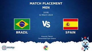 BRAZIL vs SPAIN  Futsal DEAFLYMPICS ERZURUM 2024  Men Semifinals [upl. by Mireille920]