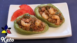 New Orleans Stuffed Mirlitons – Simplified Keto Stuffed Chayote  Keto Recipe [upl. by Naarah486]