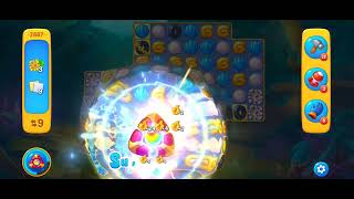 Fishdom Easy Level 2687 with timed boosters Super Lightning choraelmin [upl. by Nolak]