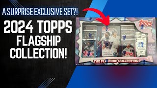 BASEBALL CARDS AT COSTCO Opening a 2024 Topps Flagship Collection with 100 Card Exclusive Set [upl. by Velvet]