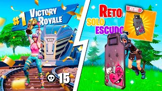 Mi primera VICTORIA en FORTNITE Capitulo 5 y SOLO con ESCUDO balístico [upl. by Jeu218]