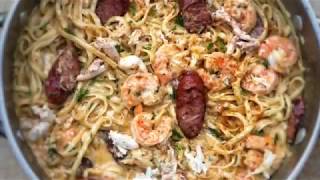 THE BEST SEAFOOD BOIL PASTA [upl. by Anatolio741]