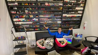 Unpacking All My Nail Polish I Moved 15 🔴LIVE [upl. by Landmeier]