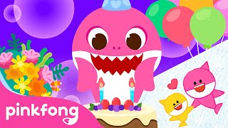 Happy Birthday Song Ballad Version  Happy Birthday Mommy Shark  Pinkfong for Kids [upl. by Hsatan]