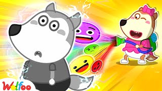 Dont Stole Wolfoos Emotions  Funny Stories for Kids About Emotions 🤩 WolfooCanadaKidsCartoon [upl. by Akimert]