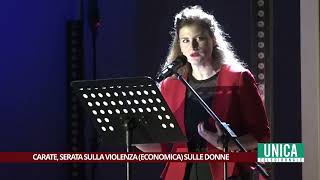 Carate Brianza serata sul tema della violenza economica sulle donne [upl. by Reifinnej]