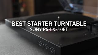 Best Starter Turntable  SONY PSLX310BT [upl. by Anaitsirhc502]