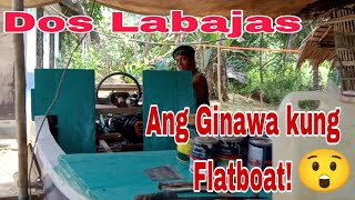 Mukhang Sports Car na Ang Flatboat ni Kafishdashortsboat making [upl. by Rubliw]